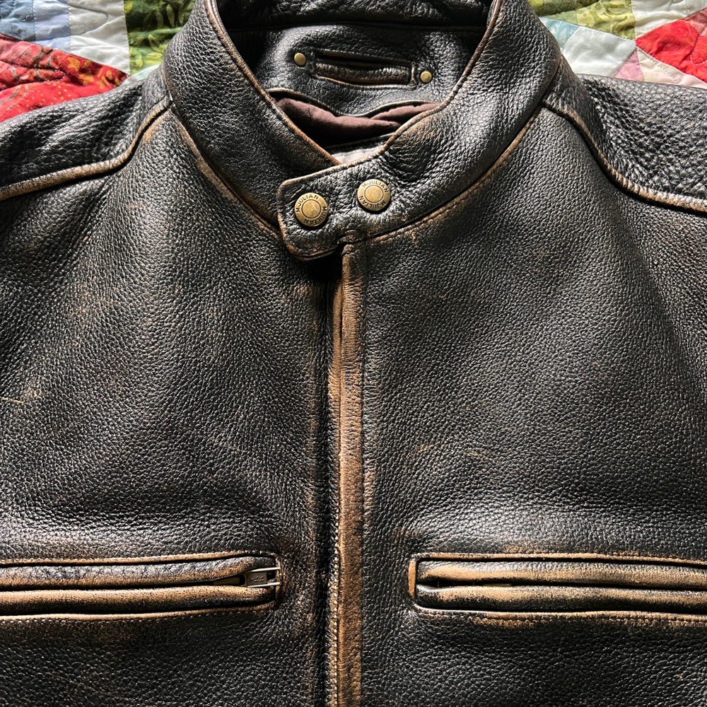 Vintage Wilson’s M. Julian Heavy Leather Biker Jacket Sz.M - Incredible Jacket